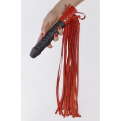 Плеть "Ракета" с красными хвостами - 65 см.