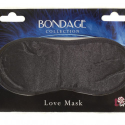 Чёрная маска на глаза BONDAGE