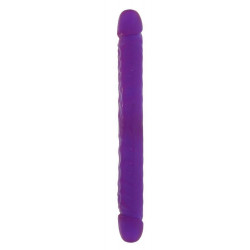 Двойной фиолетовый фаллоимитатор DOUBLE DONG LAVENDER - 30 см.